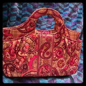 Many pockets handbag